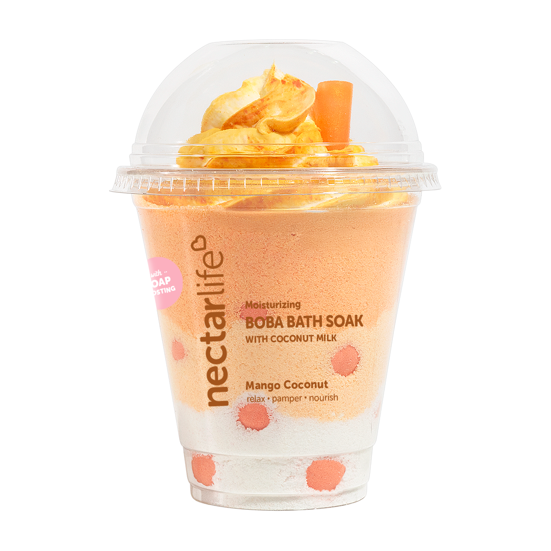 Mango Coconut Boba Tea Bath Soak