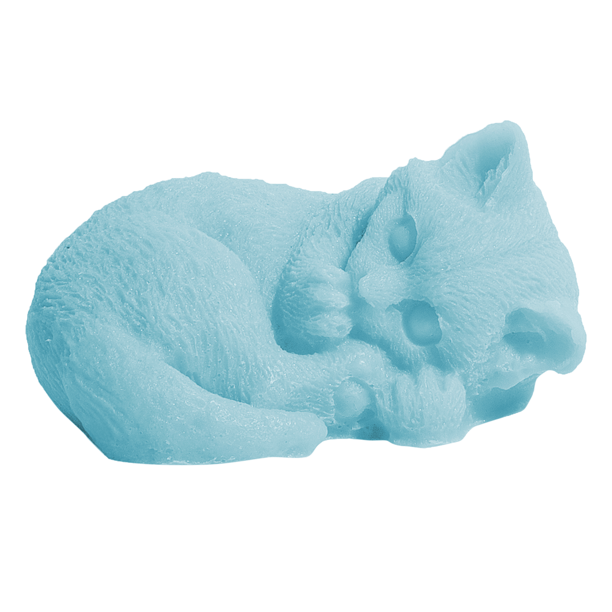 Small Sleeping Kitty Soap - Blue