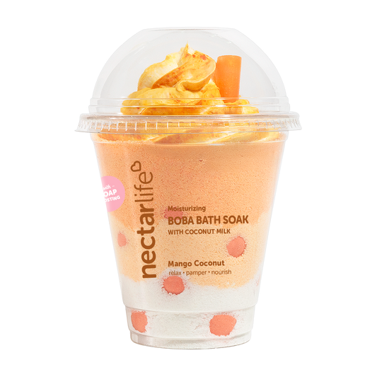 Mango Coconut Boba Tea Bath Soak