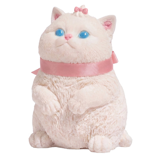 Large Kitty Soap - White
