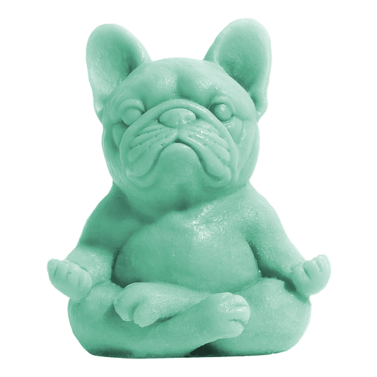 Small French Bulldog Soap - Teal