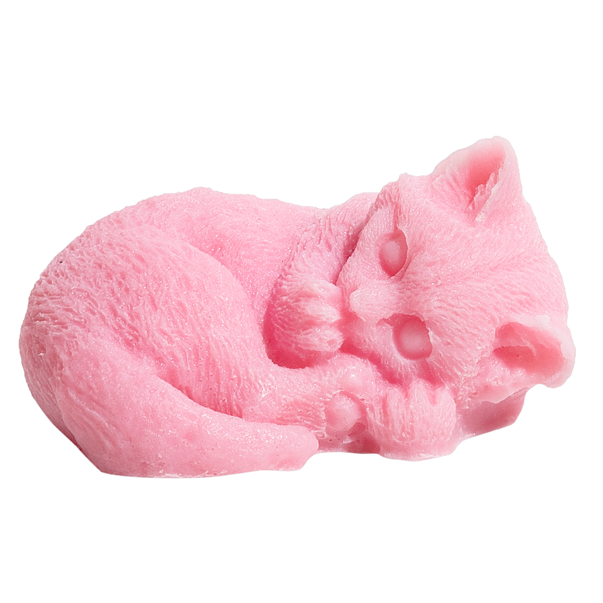 Small Sleeping Kitty Soap - Pink