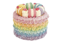 Large Rainbow Soap Cake