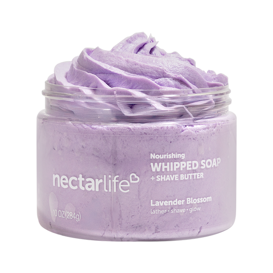 10 oz Lavender Blossom Whipped Soap